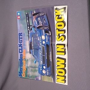 Tamiya Mercedes CLK-GTR Original-Teile NOW IN STOCK Mini Poster
